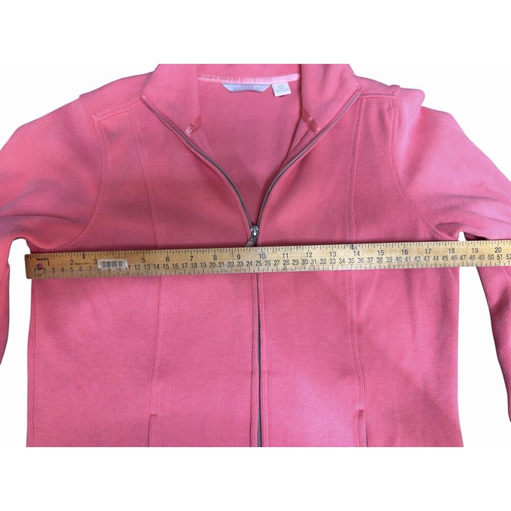 Lady Hathaway Full Zip Collared Sweater size M/M59 - Picture 6 of 8